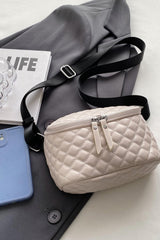 Zipper Detail Crossbody Bag - 808Lush