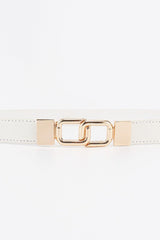 Geometric Double Buckle Elastic Belt - 808Lush