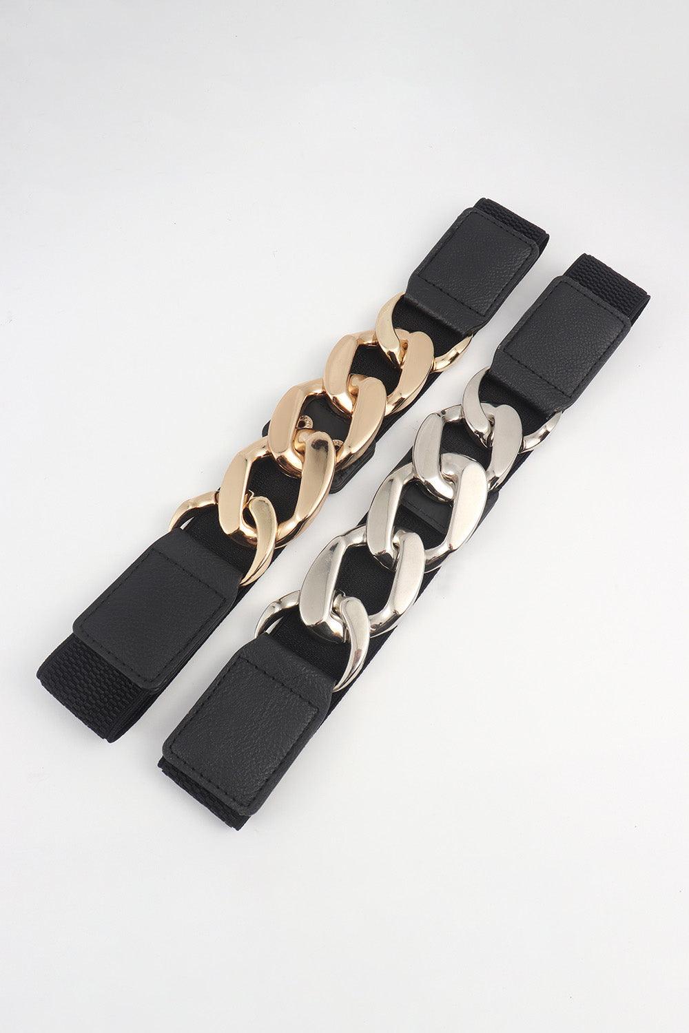 Chain Detail Elastic Belt - 808Lush