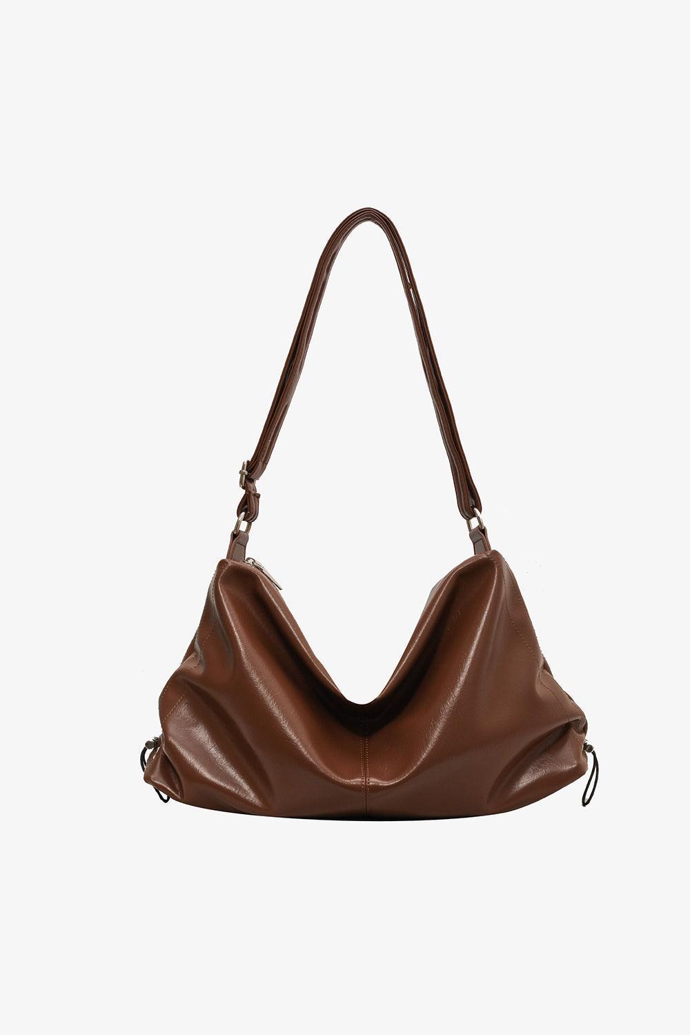 PU Leather Shoulder Bag - 808Lush