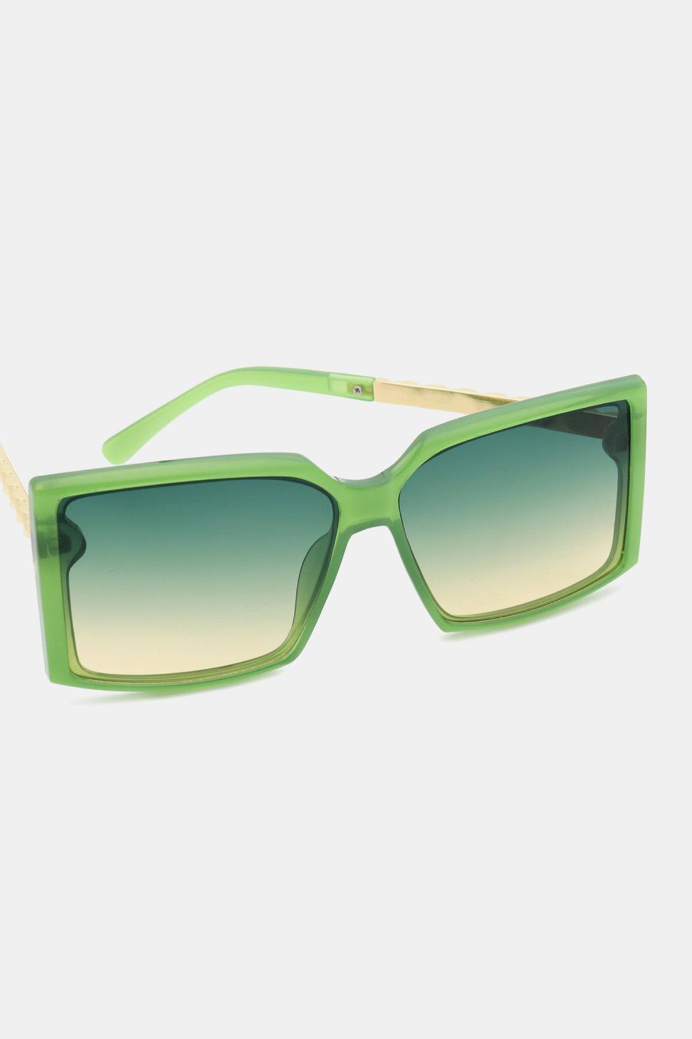 Polycarbonate Frame Square Sunglasses - 808Lush