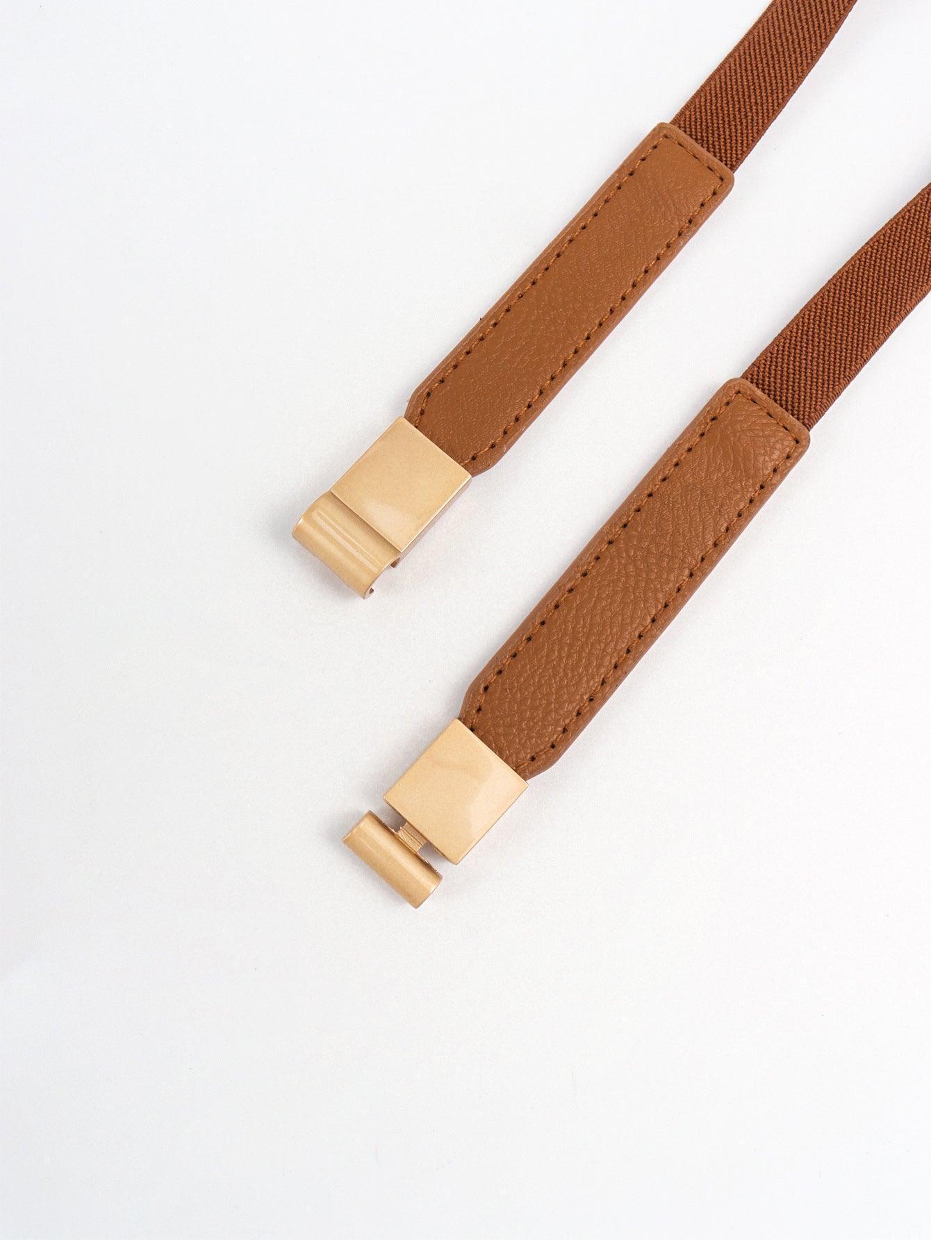 PU Elastic Skinny Belt - 808Lush