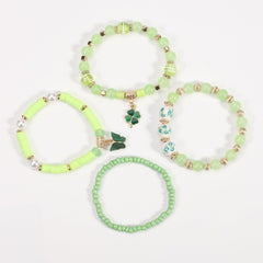 Beaded Soft Pottery Charm Bracelet - 808Lush