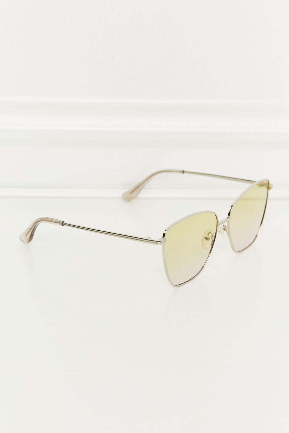 Metal Frame Full Rim Sunglasses - 808Lush