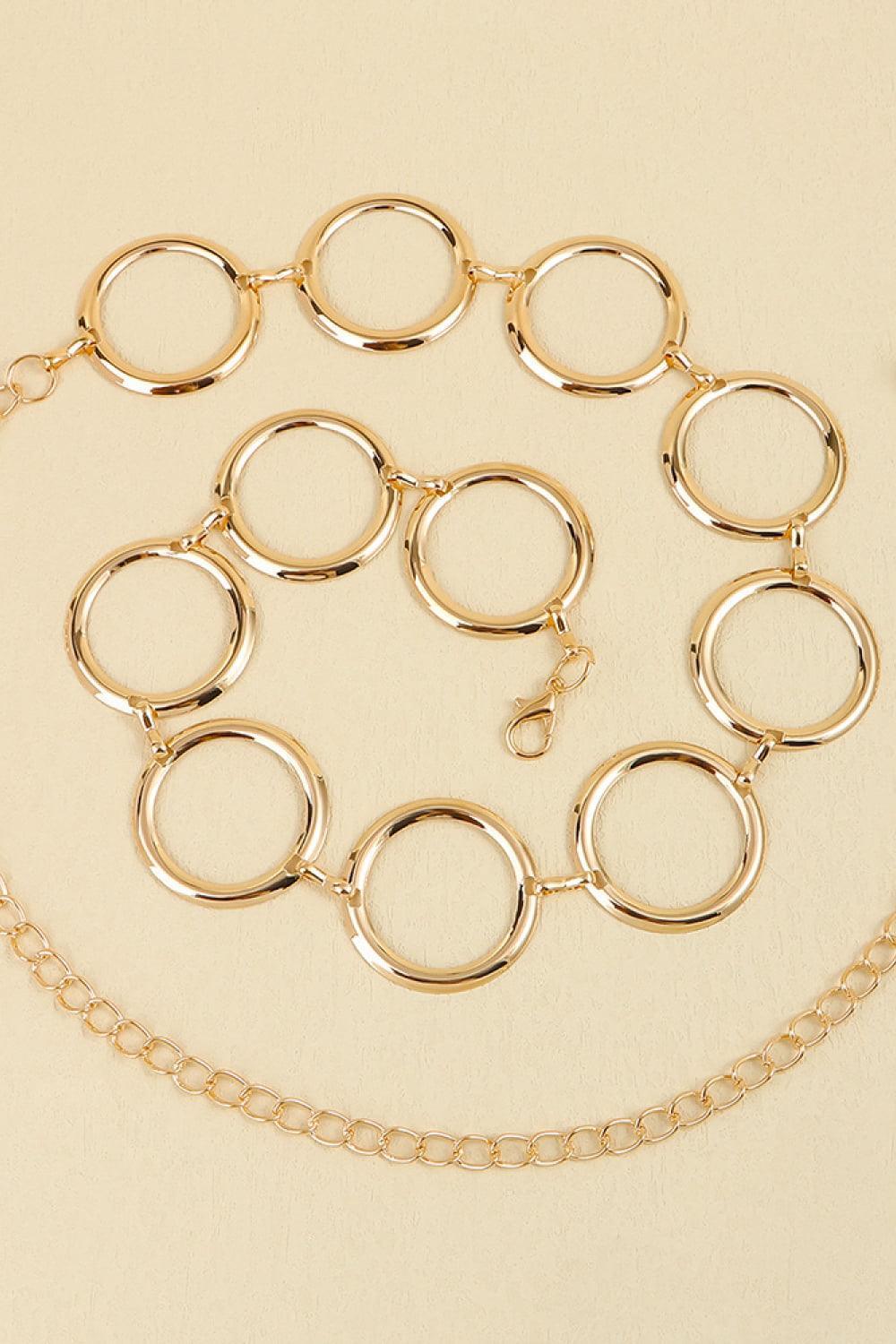 Circle Ring Chain Belt - 808Lush