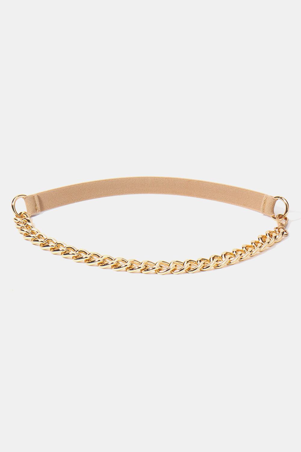 Half Alloy Chain Elastic Belt - 808Lush