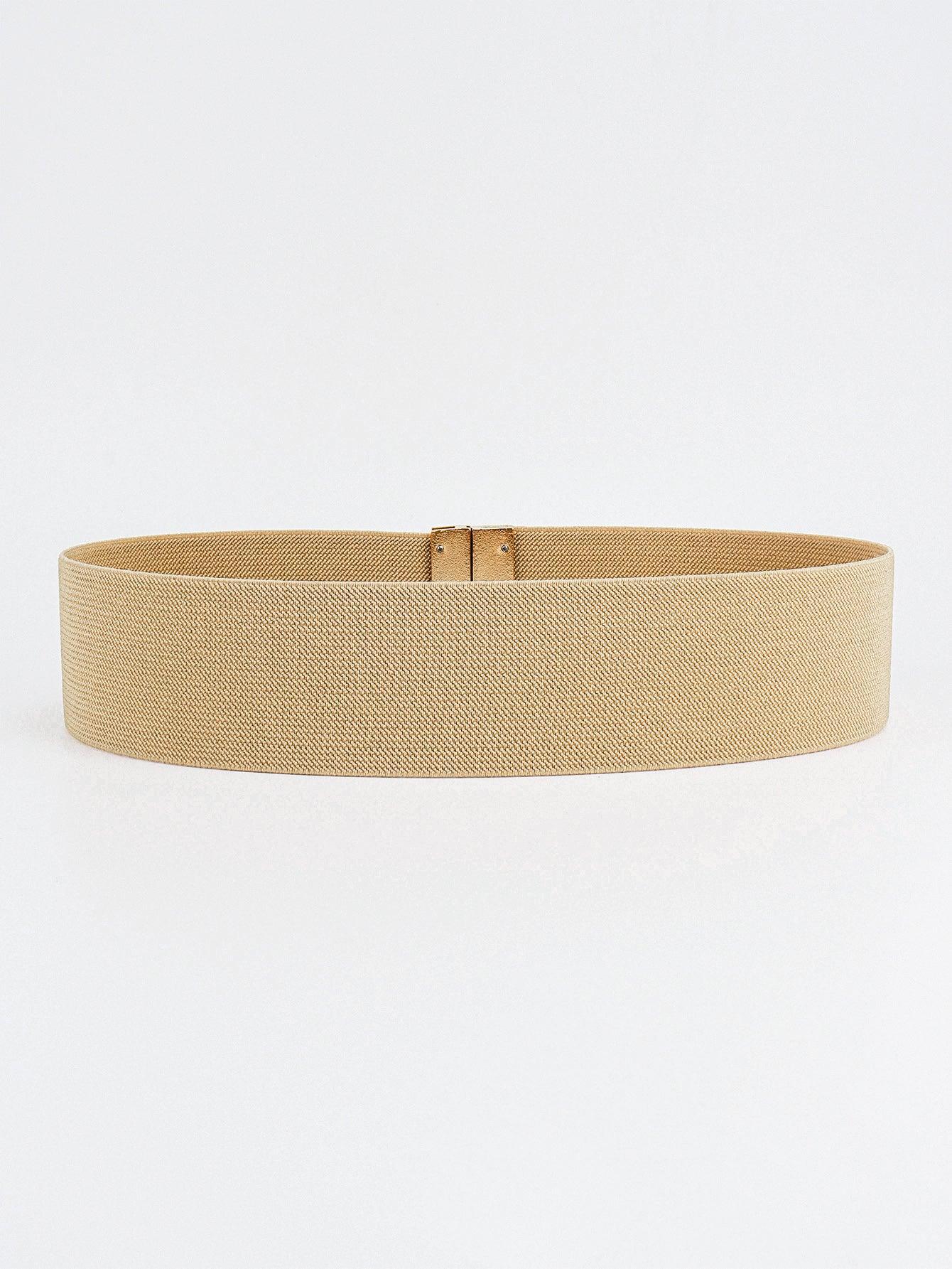 Alloy Buckle Elastic Belt - 808Lush