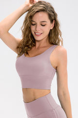 Scoop Neck Long Sports Bra - 808Lush