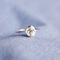 925 Sterling Silver Engraved Ring - 808Lush
