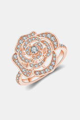 Moissanite Flower Shape Ring - 808Lush