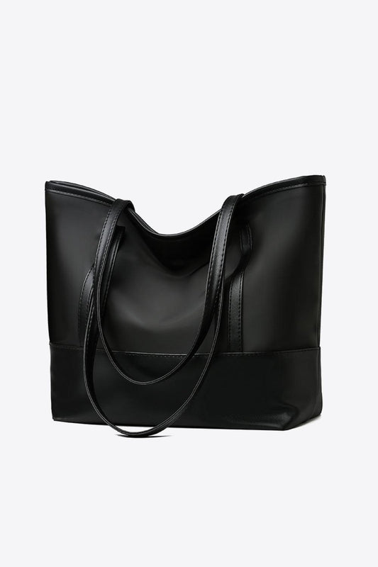 PU Leather Tote Bag - 808Lush