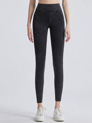 Wide Waistband Sports Leggings - 808Lush