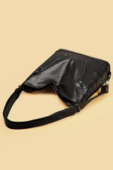 PU Leather Shoulder Bag - 808Lush