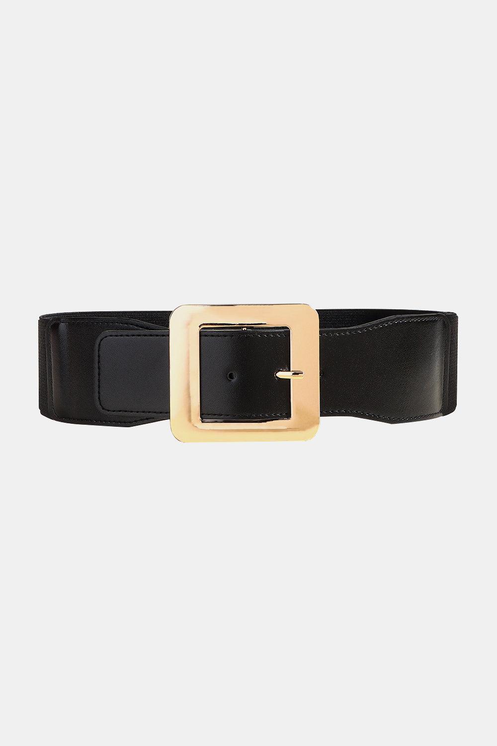 Alloy Buckle PU Leather Belt - 808Lush