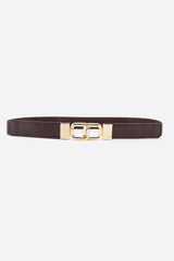 Geometric Double Buckle Elastic Belt - 808Lush