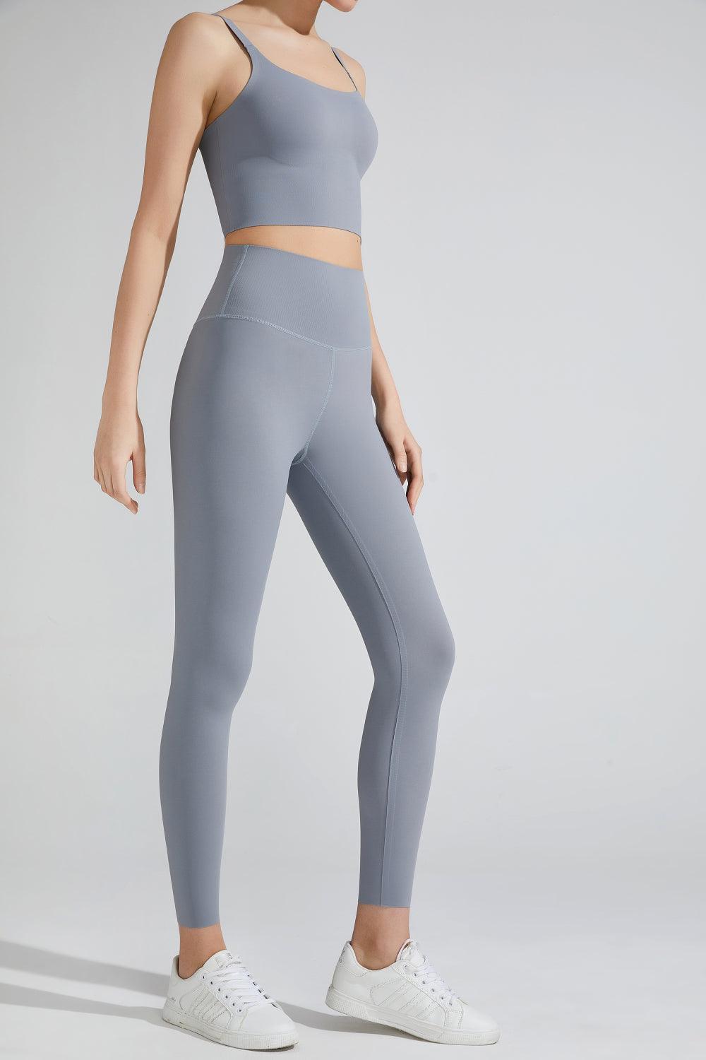 Wide Waistband Sports Leggings - 808Lush