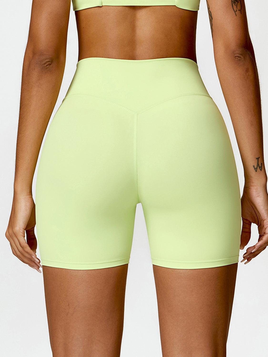 High Waist Active Shorts - 808Lush