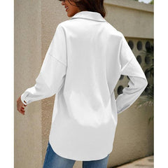 Casual Plus Size Long Sleeve Shirt Top - 808Lush