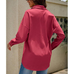 Casual Plus Size Long Sleeve Shirt Top - 808Lush