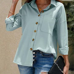 Casual Plus Size Long Sleeve Shirt Top - 808Lush