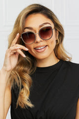 Full Rim Metal Frame Sunglasses - 808Lush