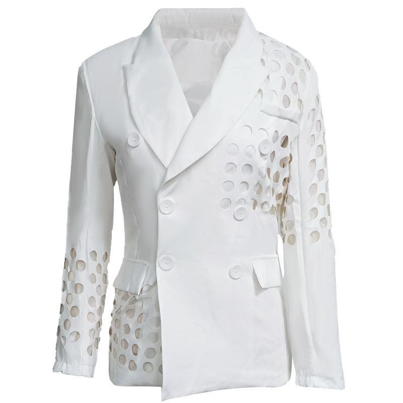 Women Blazer Cutout Style - 808Lush