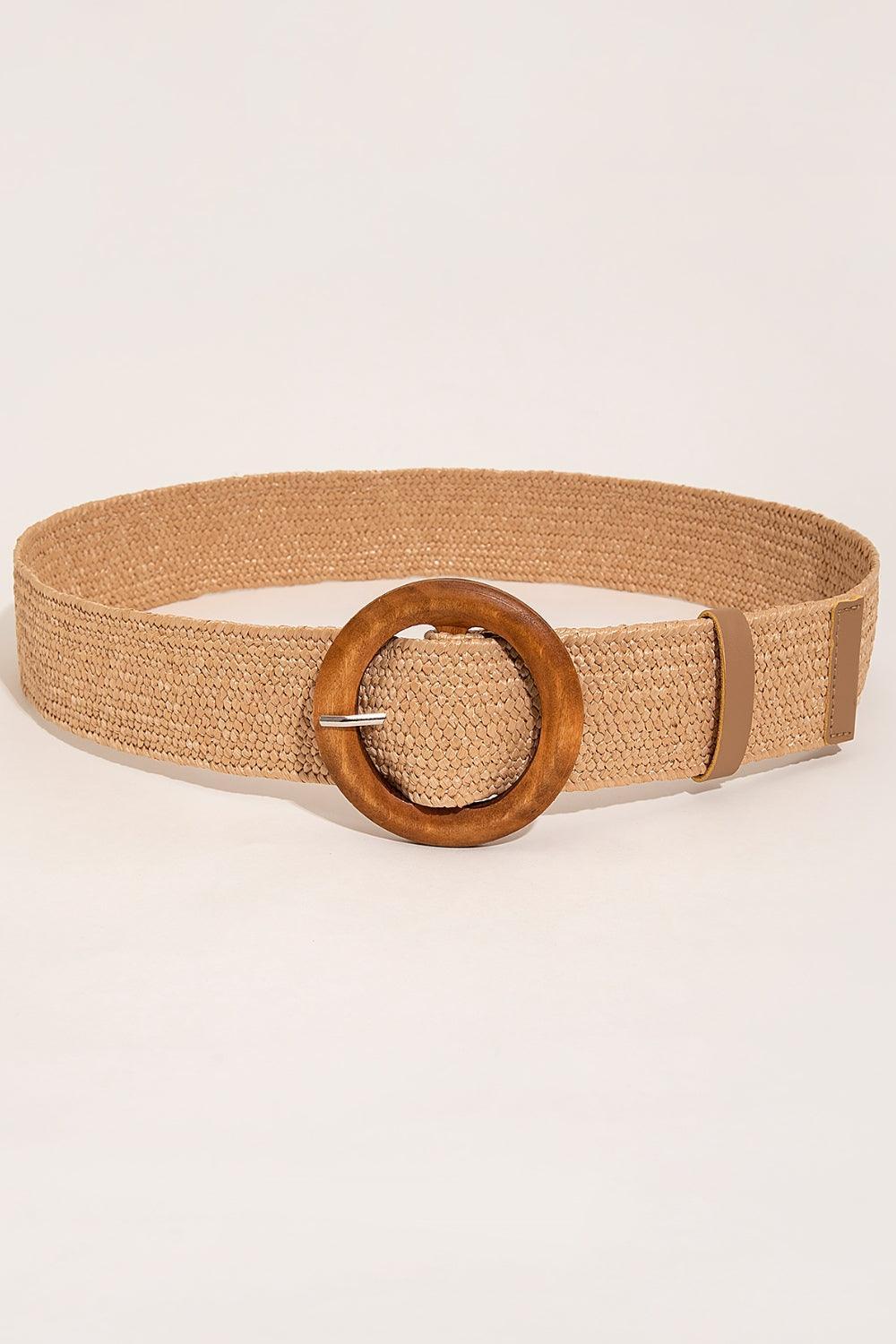 Polypropylene Woven Round Buckle Belt - 808Lush