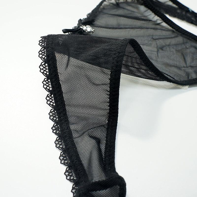 Silk Ultra Thin Panty Transparent Mesh T Back - 808Lush