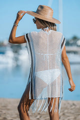 Patchwork Beach Sun Protection Beach Cover Up