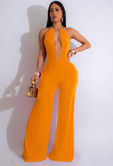 Sexy Casual Backless Jumpsuit