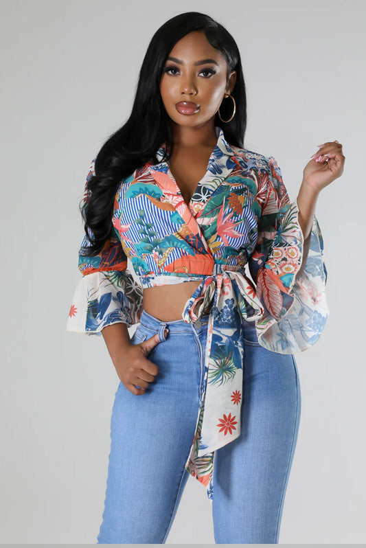 Printed Women Casual Blouse