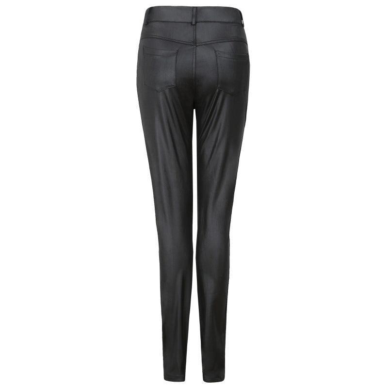 Leather Pants Casual Sexy Skinny Pants - 808Lush