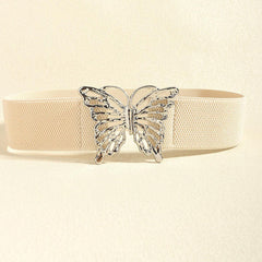 Butterfly Alloy Buckle Elastic Belt - 808Lush