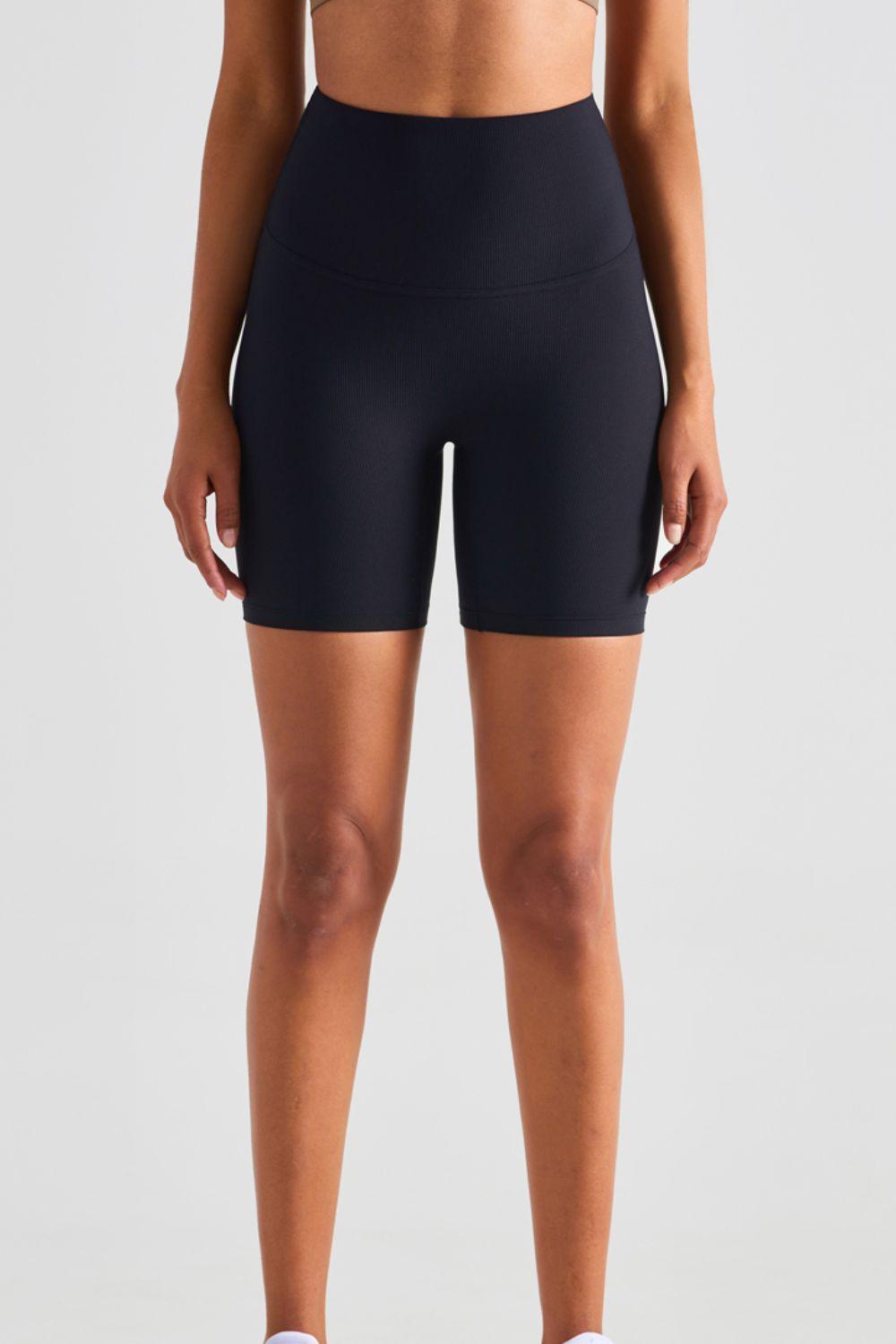 Wide Waistband Sports Shorts - 808Lush