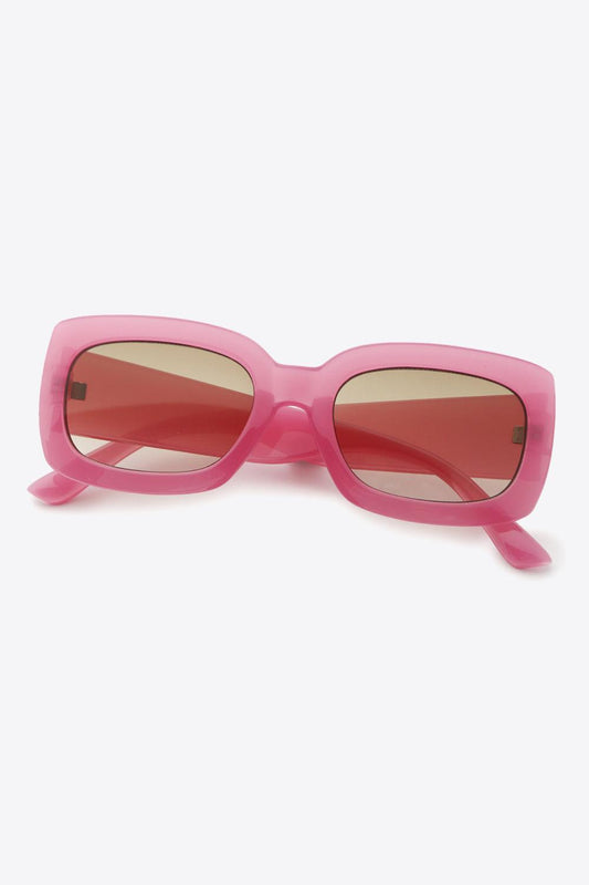 Polycarbonate Frame Rectangle Sunglasses - 808Lush