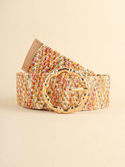 Multicolored Wide Belt - 808Lush