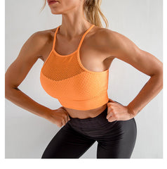 Shockproof Push-up Yoga Sports Bra