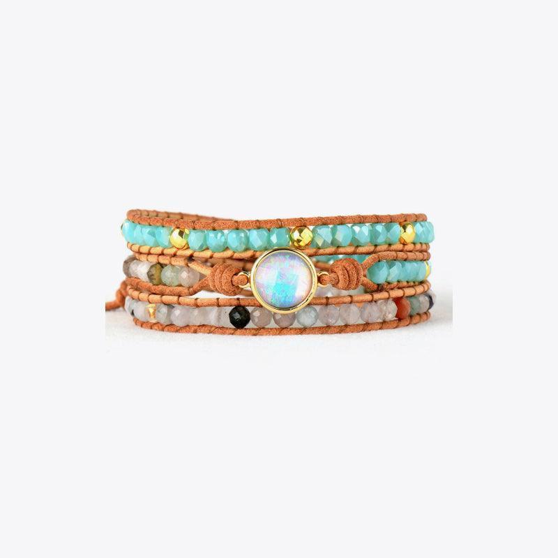 Opal Beaded Layered Bracelet - 808Lush