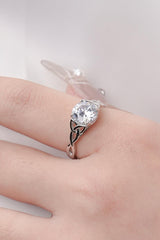 2 Carat Moissanite 925 Sterling Silver Ring - 808Lush