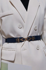 Alloy Buckle Elastic Belt - 808Lush