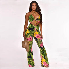 Sexy Women Floral Jumpsuit - 808Lush