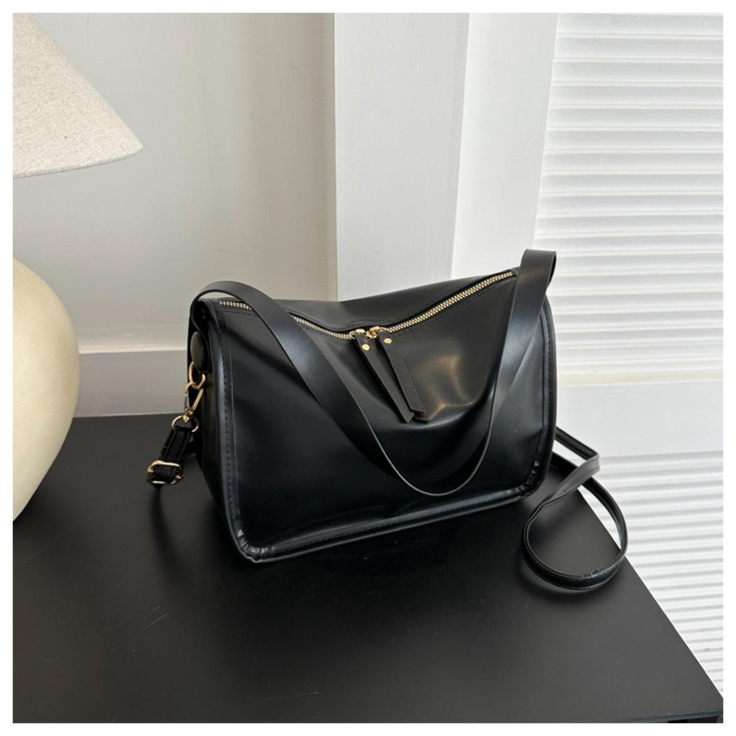 PU Leather Shoulder Bag - 808Lush