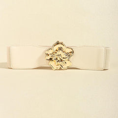 Flower Alloy Buckle Elastic Belt - 808Lush