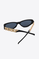 Chain Detail Temple Cat Eye Sunglasses - 808Lush