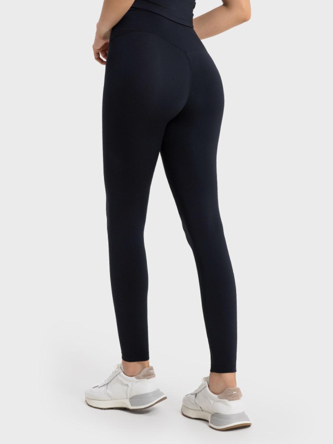 Wide Waistband Sports Leggings - 808Lush