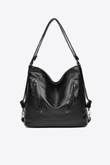 PU Leather Shoulder Bag - 808Lush