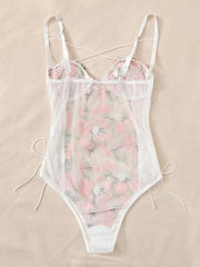 Floral Printing One-Piece Sexy Teddies