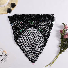 Beach Towel Sexy Fishnet Shawl