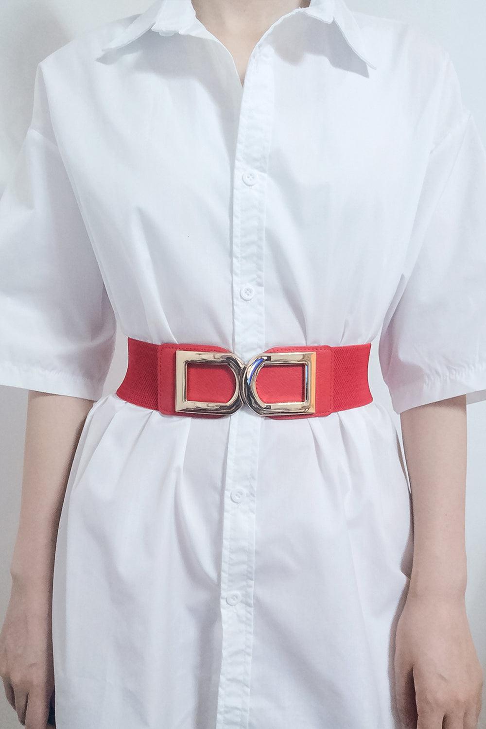 Double D Buckle PU Belt - 808Lush