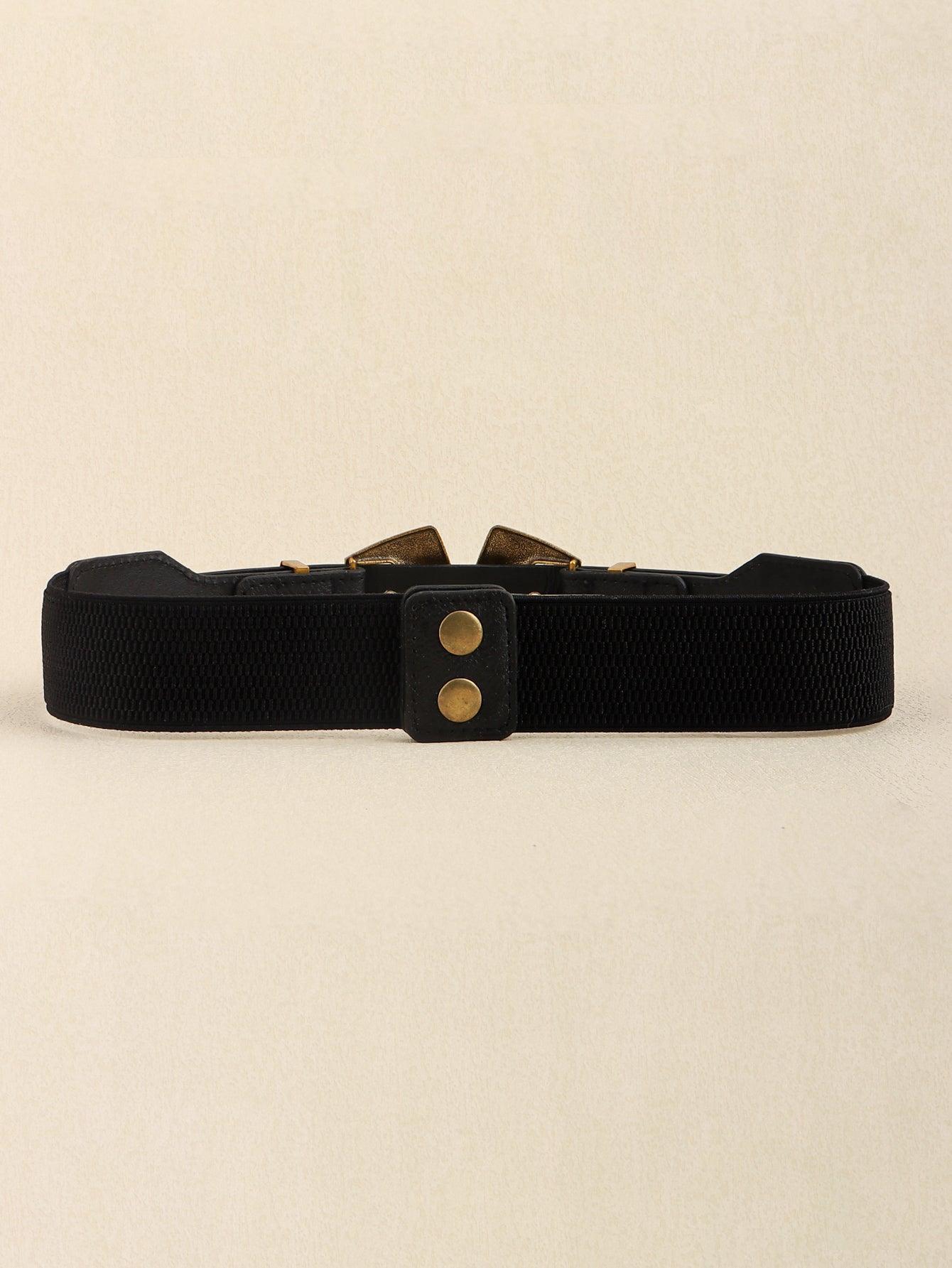 Double Buckle PU Leather Belt - 808Lush